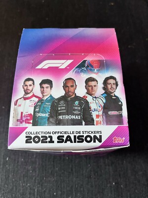TOPPS BOX DISPLAY 50 POCHETTES PACKETS F1 FORMULA 1 SEASON 2021 SEALED NEW 