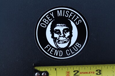 OBEY Misfits Punk Rock Fiend Club Andre Giant OG Vintage Skateboarding STICKER