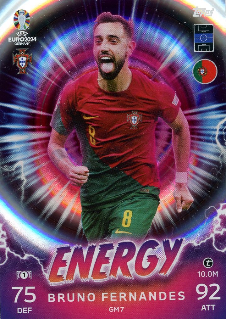 Topps Match Attax UEFA EURO 2024 Germany – All 9 Energy GM Cards (1-9)