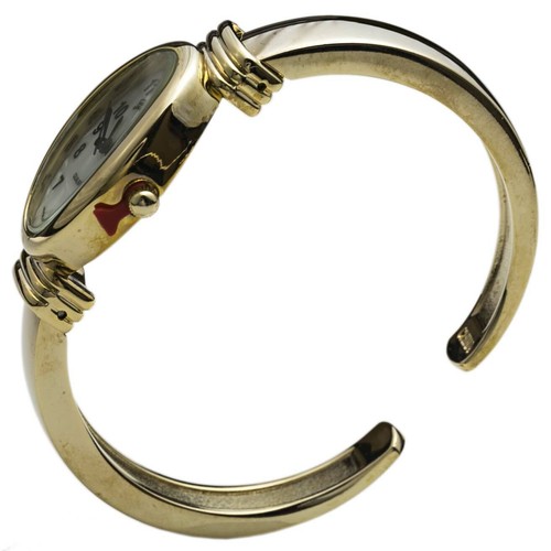 Blekon Collection japanische Quarz Damen-Manschettenuhr 22 mm ovales Gehäuse lässiges Design - Bild 16 von 28
