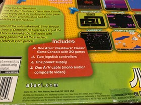 2004 ATARI FLASHBACK Classic Game Console 20 Built In Retro Games Tested Works