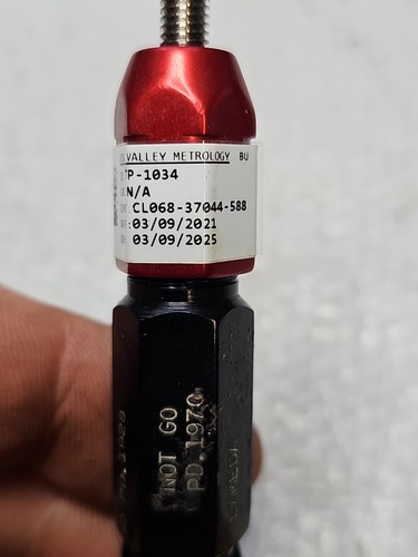 #12 - 28 UNF-2B Thread Plug Gage ALAMEDA GAGE GO .1928 / NO GO .1970 GAGE ROOM - Picture 8 of 12