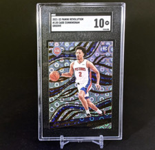 2021-22 Panini Revolution Cade Cunningham #120 Groove Rookie RC SGC 10 LOW POP!!