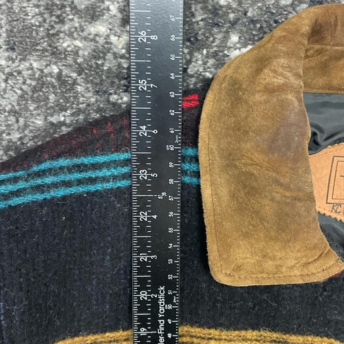 Vintage Woolrich Jacket Womens Small Aztec Southwestern Navajo Wool Blanket Coat - Picture 6 of 7