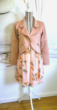 New Women's 2Pc Set Guess Dress Chiffon Lining/Jacket Included US Size M/S