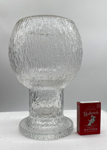 iittala Finland Original 1970's Kekkerit Vase Classic Timo Sarpaneva Textured