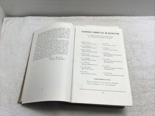 Yearbook Of Agriculture 1939 Food and life U.S. Department of Agriculture - Imagen 6 de 7