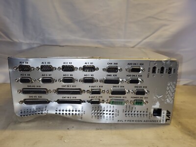AVL 6260.37 F-FEM-CON ADVANCED DYNAMOMETER I/O CONTROLLER MODULE REV ...
