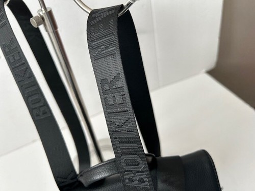 Botkier New York Faux Leather and Fabric Black Backpack - Picture 5 of 17