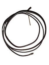 Black Coaxial Cable for Internet, HD TV, Satellite, Antenna with Barrel  10ft
