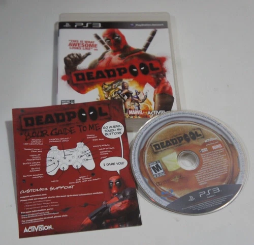 Deadpool (Sony PlayStation 3, 2013) PS3 CIB Complete Tested Game w/ Manual