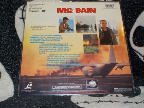 McBain Laserdisc LD Christopher Walken Free Ship $50 - Picture 2 of 2