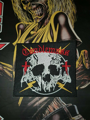 Candlemass Shape Patch Gestickt Epic Doom Metal Saint Vitus Battle Jacket xxx