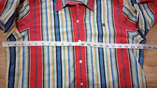 Vintage Ralph Lauren Chaps Mens Size L Top Button Up Linen Cotton Y2k 90s Light - Picture 8 of 11