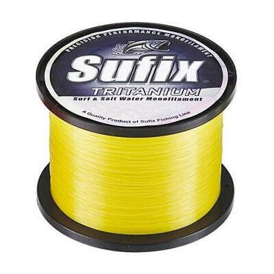 SUFIX Tritanium Surf Mono Fishing Line - Bulk Spools - Neon Gold