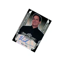 2021 Leaf Pop Century BLACK PRIZM SP MARK CUBAN AUTO /4!▪️Shark Tank BILLIONAIRE