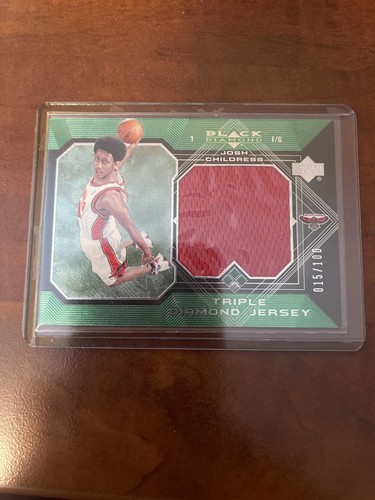 2004-05 Black Diamond Jerseys triple Diamond #JO Josh Childress Jersey 015/100