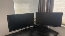 2 Benq Monitors + Monitor Stand