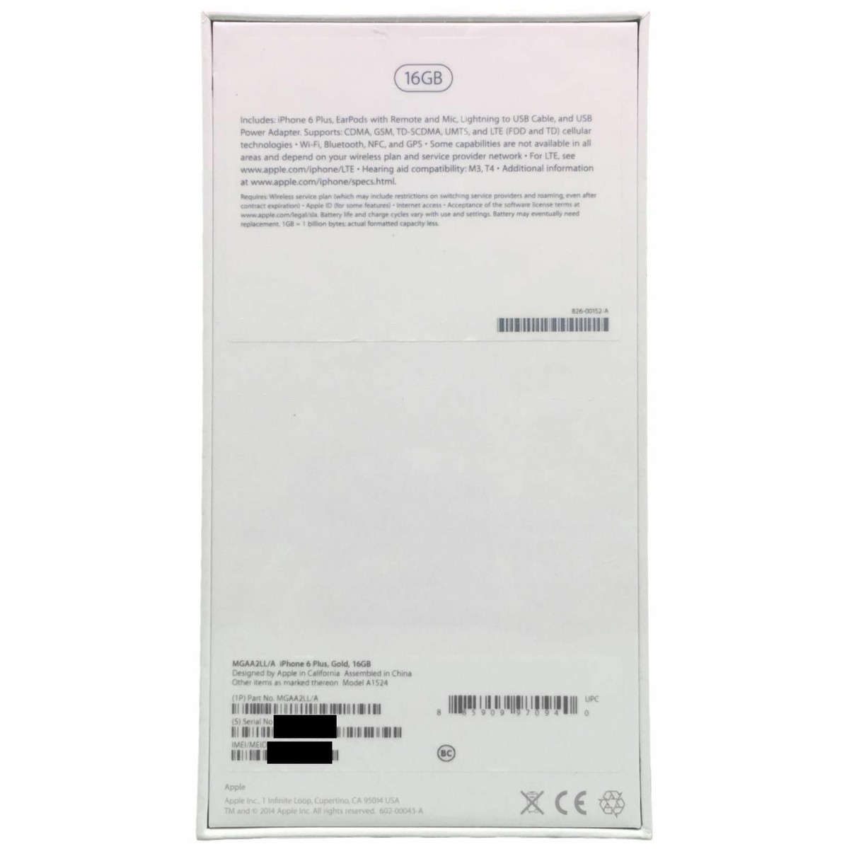 Apple iPhone 6 Plus 16 GB Factory Unlocked Gold