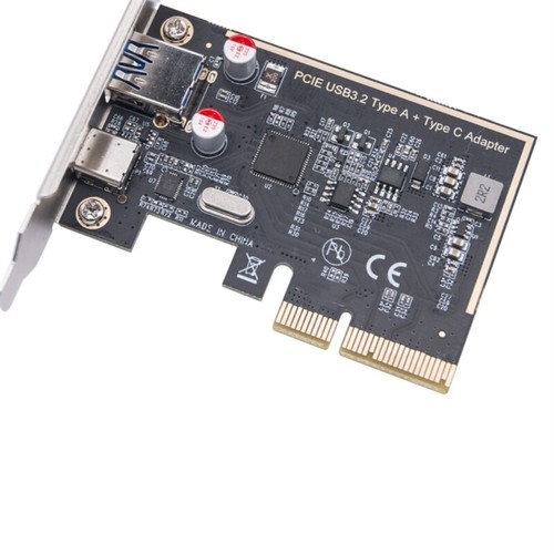 USB 3.2 Gen2 10Gbps PCIE Card to 2 Port Type C+A ASM1142 Chip Adapter for PC - 第 3/8 張圖片