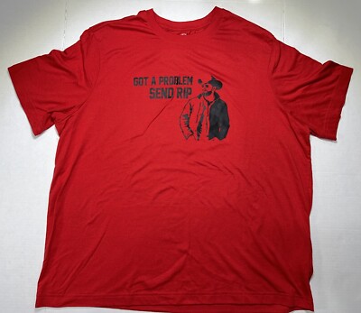 Yellowstone Send Rip TV Show T-Shirt Size 2XL Red Short Sleeve