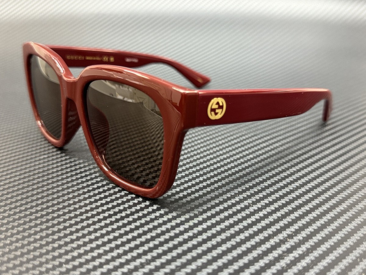 【新品未使用】GUCCIグッチGG1338SK-004 サングラス　ユニセックス GUCCI GG1338SK 004 Burgundy Brown Women's 54 mm Medium