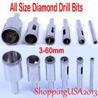3mm-60mm  All Size 3 Pieces Diamond Drill Bits Hole Saw Cutter Tools Sets