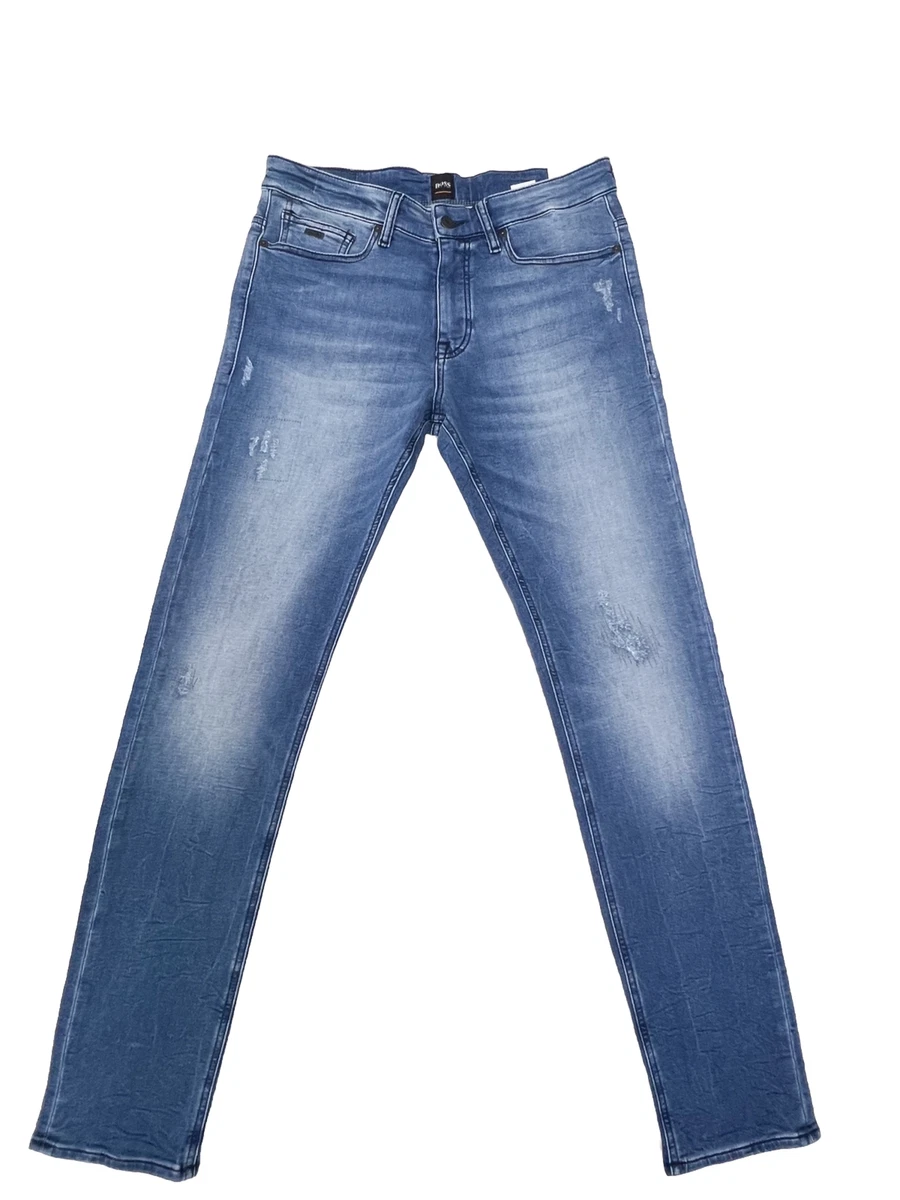 Hugo boss 2024 distressed jeans