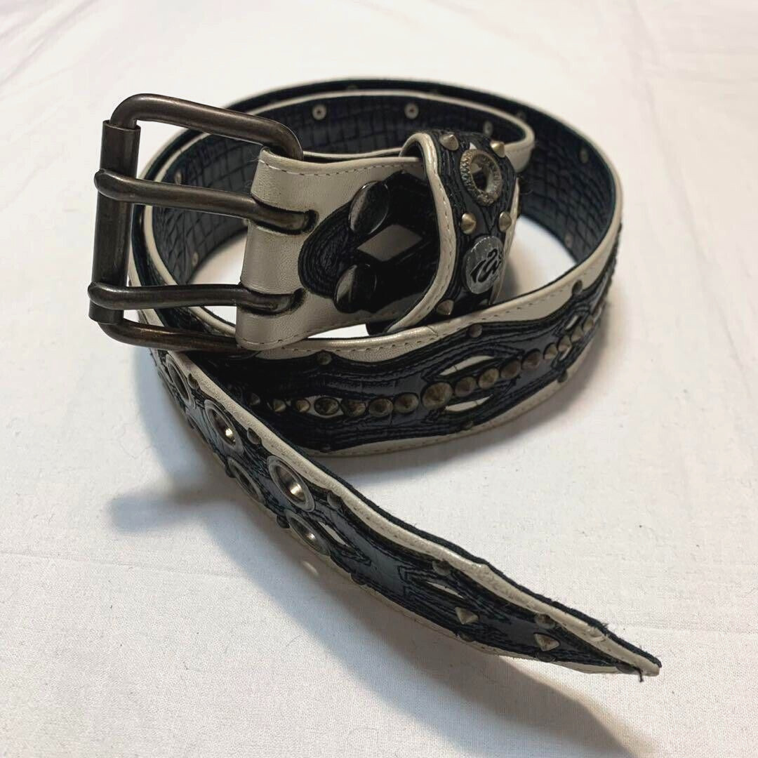 Kmrii Studs Design Leather Belt 107.5cm | eBay