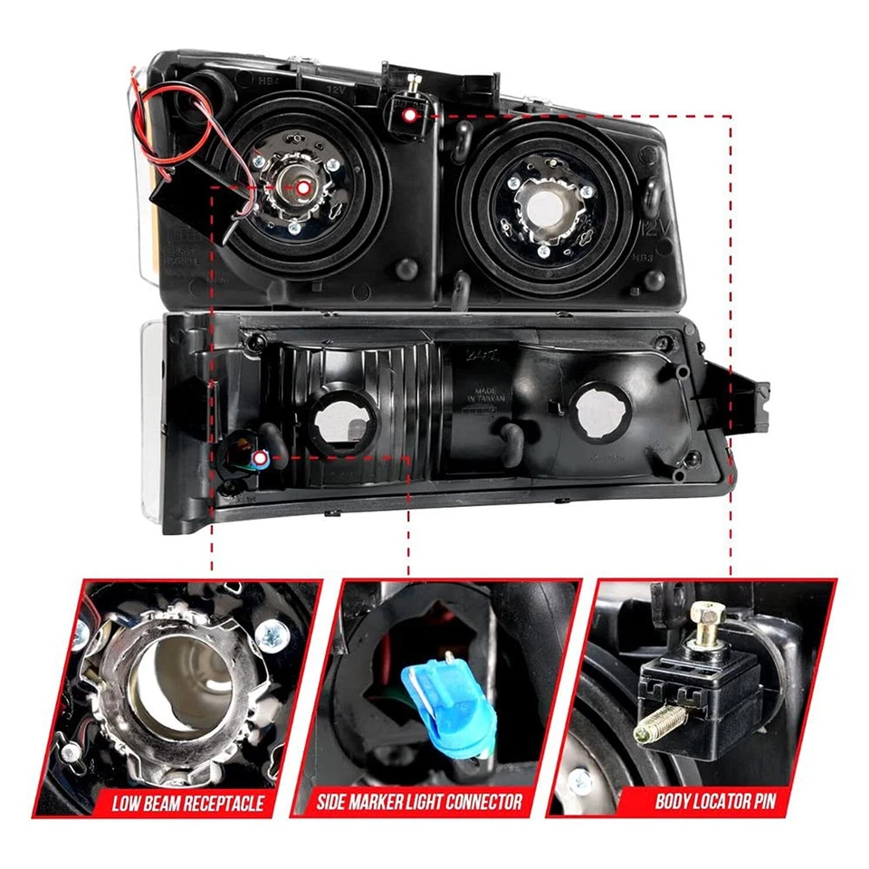 ANZO USA SILVERADO 1500/2500/3500 03-07/1500/2500/3500 CLASSIC 07/AVALANCHE W... - Image 2 of 4