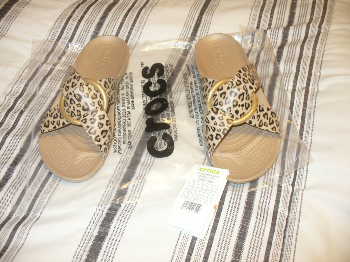 Serena Printed Cross Crocs Serena Slide Crocs Serena Printed Cross