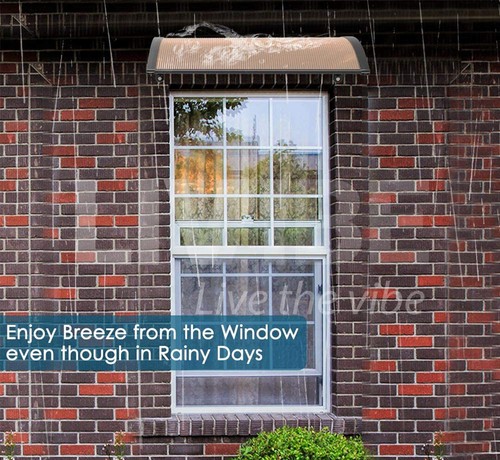 Glasshaus Window Door Awning Canopy Outdoor Patio Sun Rain Shield - Picture 4 of 250