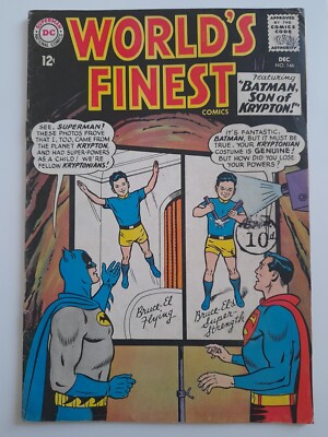 World's Finest #146 Dec 1964 Fair/Good 1.5 Batman, Son of Krypton