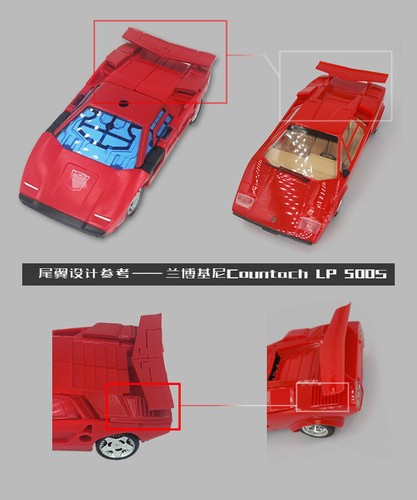 New Upgrade Kit Shoulder Gun Tail Spoiler Filler For Kingdom Sideswipe in stock! - Picture 8 of 11