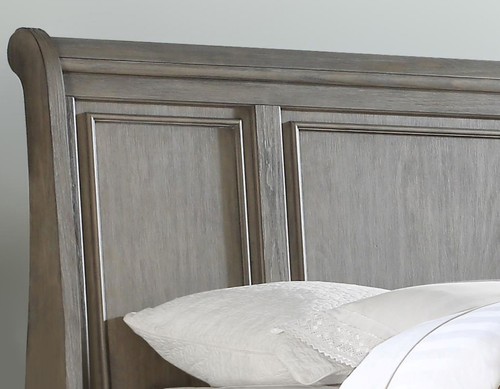 Antique Gray Queen Storage Bed - Picture 5 of 5
