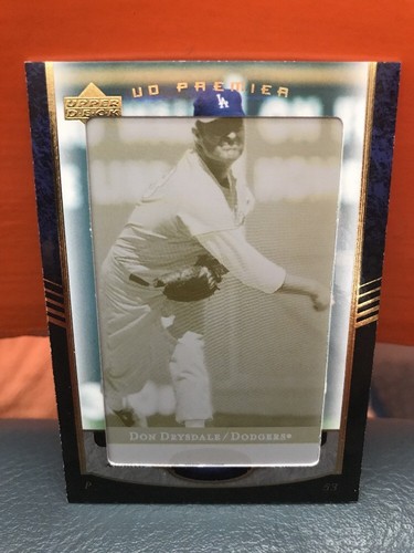 2007 Upper Deck Premiere Don Drysdale Printing Plate Card #’d 1/1