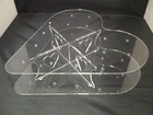 HEART SHAPE CAKE POP STAND FLAT PACK DESIGN HOLDER FOR 15 CAKE POP CLEAR PERSPEX