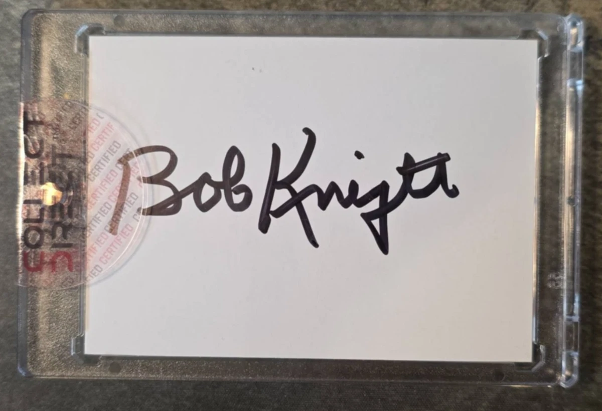 Bob Knight NCAA Autographed Items products for sale | eBay