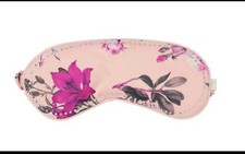 Victoria's Secret Satin Silky Elastic Strap Face Sleep Eye Mask Pink Floral OS