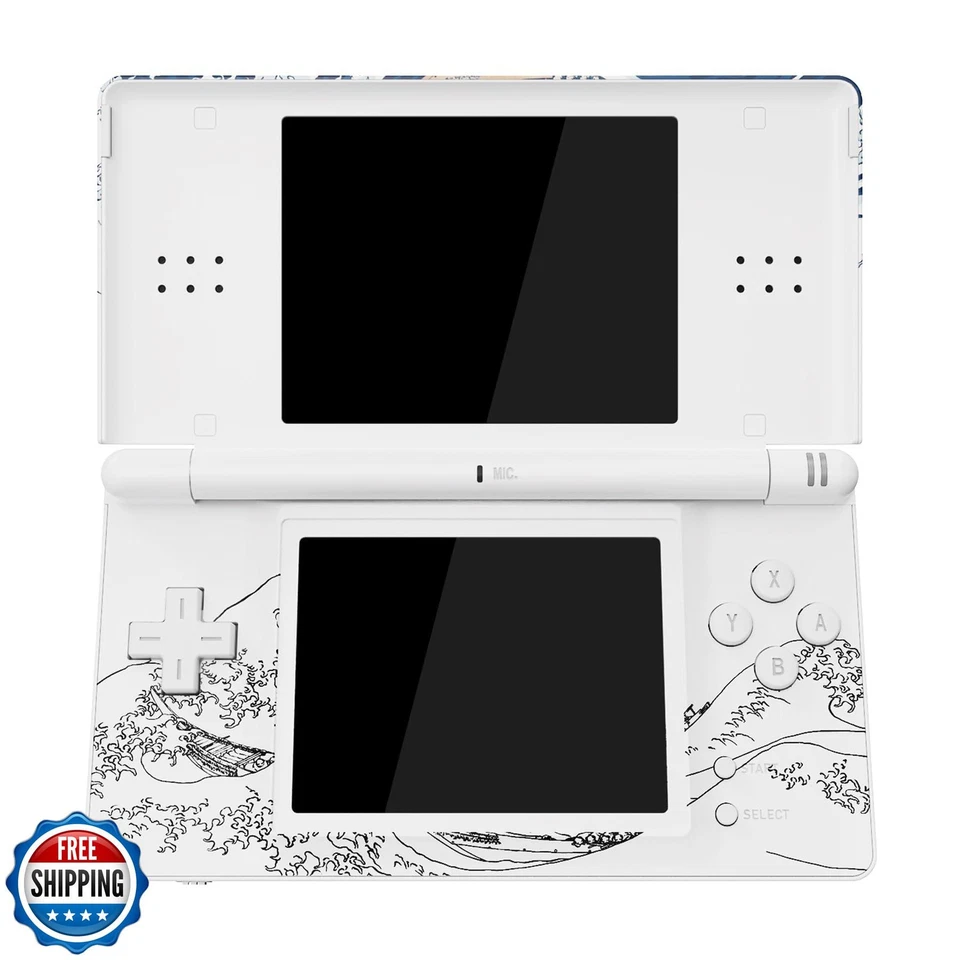 eXtremeRate The Great Wave Replacement Full Housing Shell for Nintendo DS Lit - Image 4 of 4