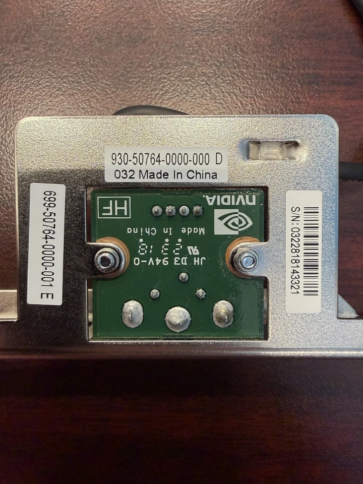 PNY Nvidia 930-50764-0000-000 3 Pin Mini DIN Quadro GPU Halterung Stereo Anschluss