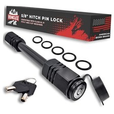 Trailer Hitch Pin Lock for 2" Receiver - Secure 5/8" Locking 2"-2.5" receiver