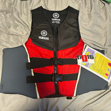 Yamaha USCG Approved Life Jacket PFD Vest Red/Black XX-Large MAR-19NNC-RD-2X