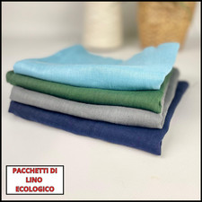 scampoli tessuti e stoffe per abbigliamento patchwork resti ecologici celeste ab