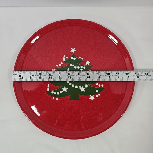 Waechtersbach Weihnachtsbaum 13" runde Kuchenplatte/Servierplatte - Bild 2 von 5