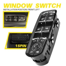 For 2015-2018 Porsche Macan Sport Utility Front Driver Left Power Window Switch