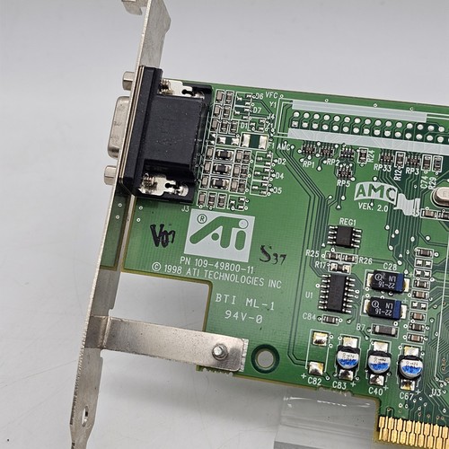 ATI RAGE PRO TURBO 109-49800-11  (0125-21000) 8MB AGP VGA CARD Vintage Retro  - Picture 2 of 6