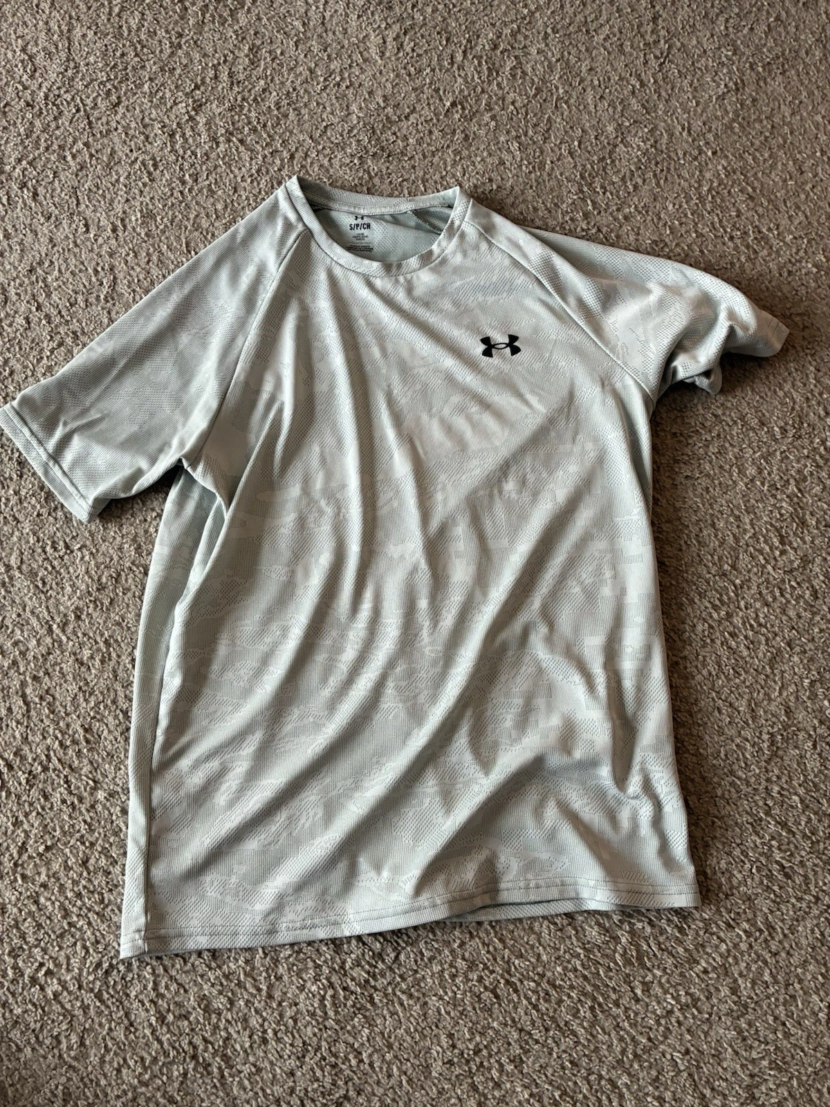 Under Armour Shirt Mens Small Silica Green Performance Velocity Jacquard Loose
Opens in a new window
