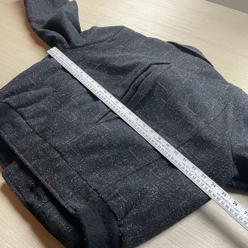 Vintage Atomic Fleck Ricky Jacket Wool Rockabilly Tweed Size 42 Gray Purple - Picture 11 of 14