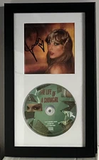 Taylor Swift The Life of a Showgirl Signed Photo Framed CD Photo Autograph